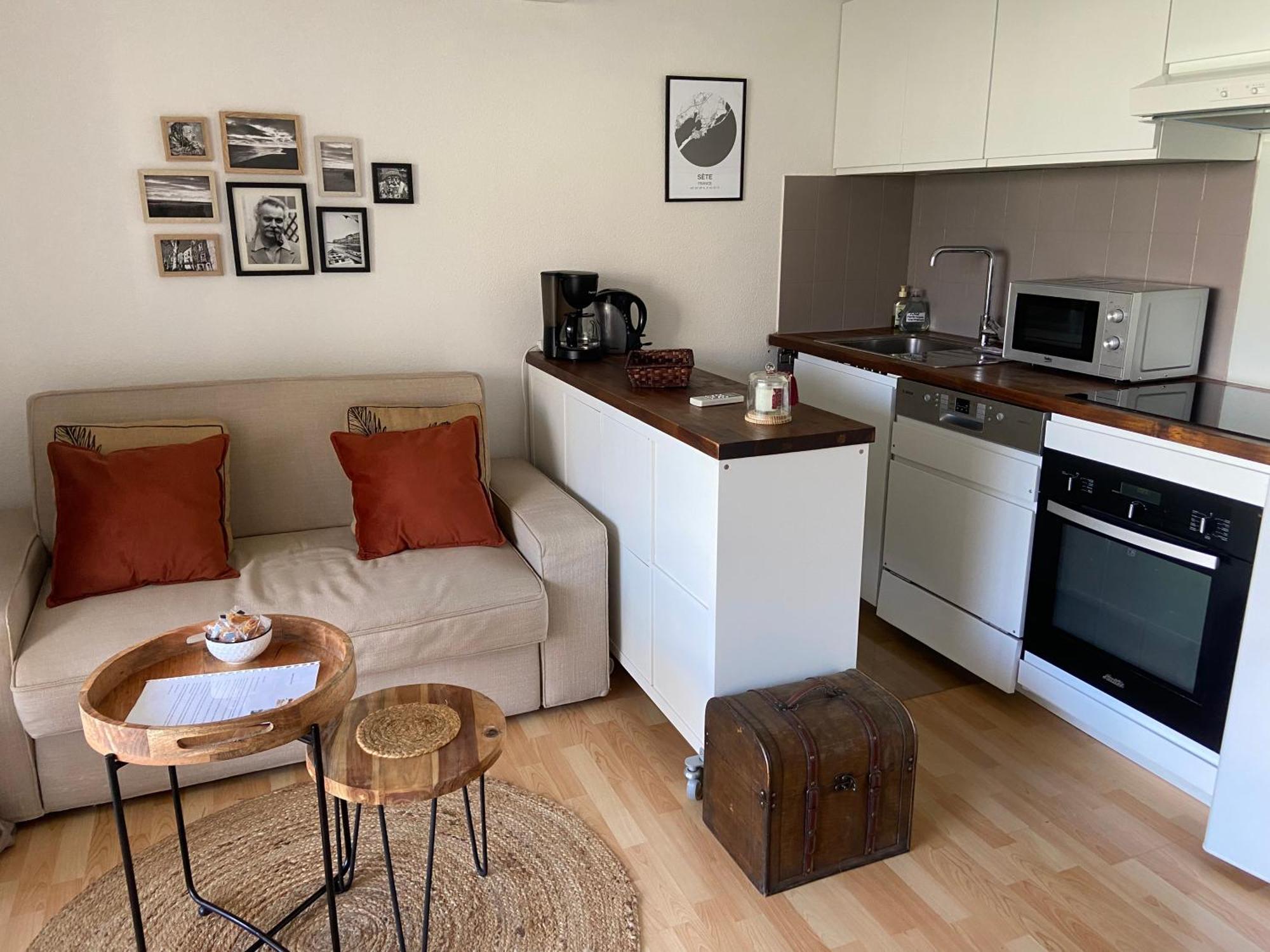 Charmant Appartement Central Terrasse Proche Gare แซ็ต ภายนอก รูปภาพ
