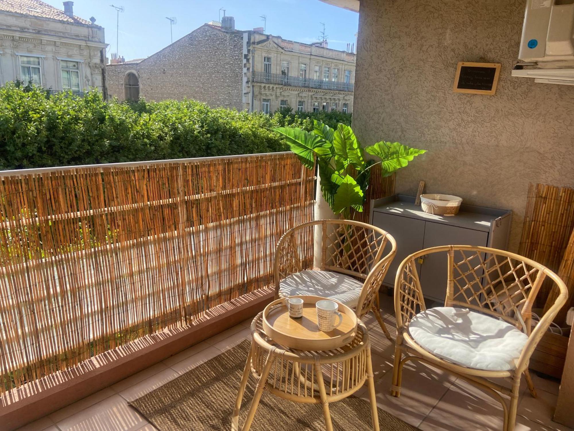 Charmant Appartement Central Terrasse Proche Gare แซ็ต ภายนอก รูปภาพ